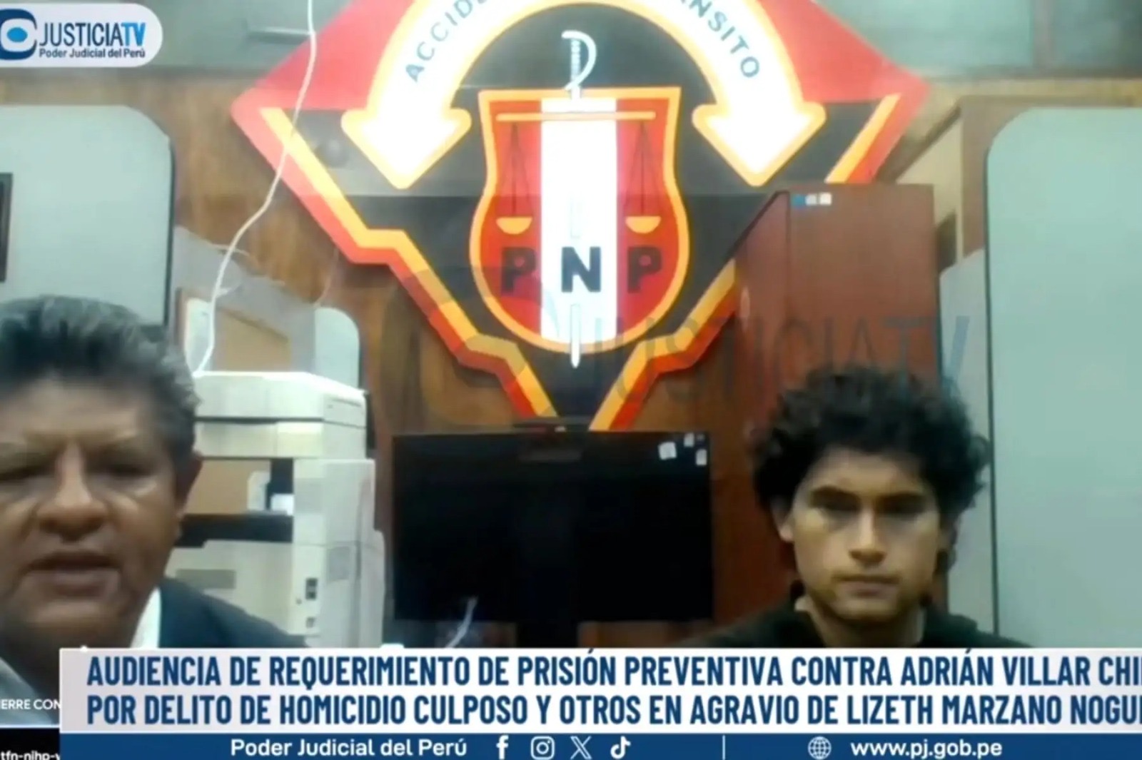 Suspenden audiencia de prisión preventiva de Adrián Villar hasta el martes 03