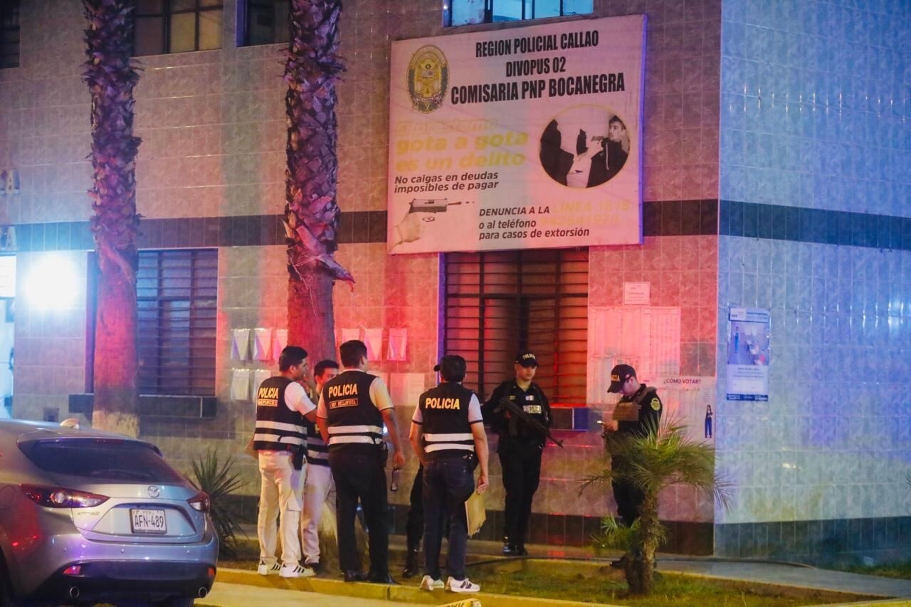 Hombre fue asesinado a balazos frente a la Comisaría de Bocanegra en el Callao