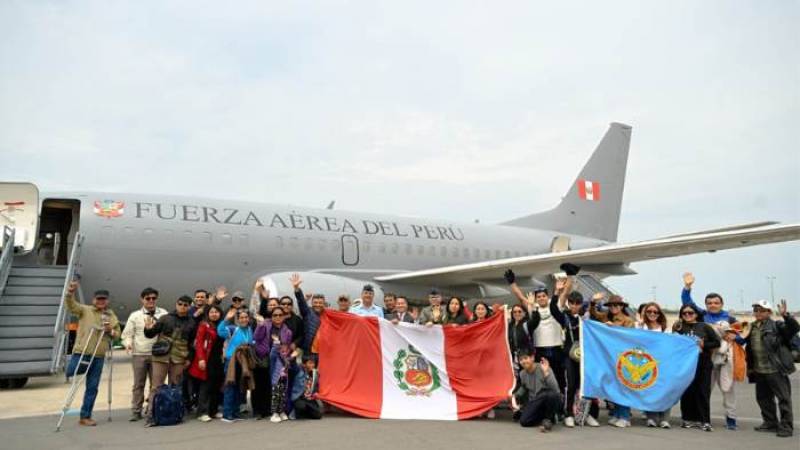 Cancillería: 338 peruanos retornaron desde Bolivia en cuarto vuelo de puente humanitario