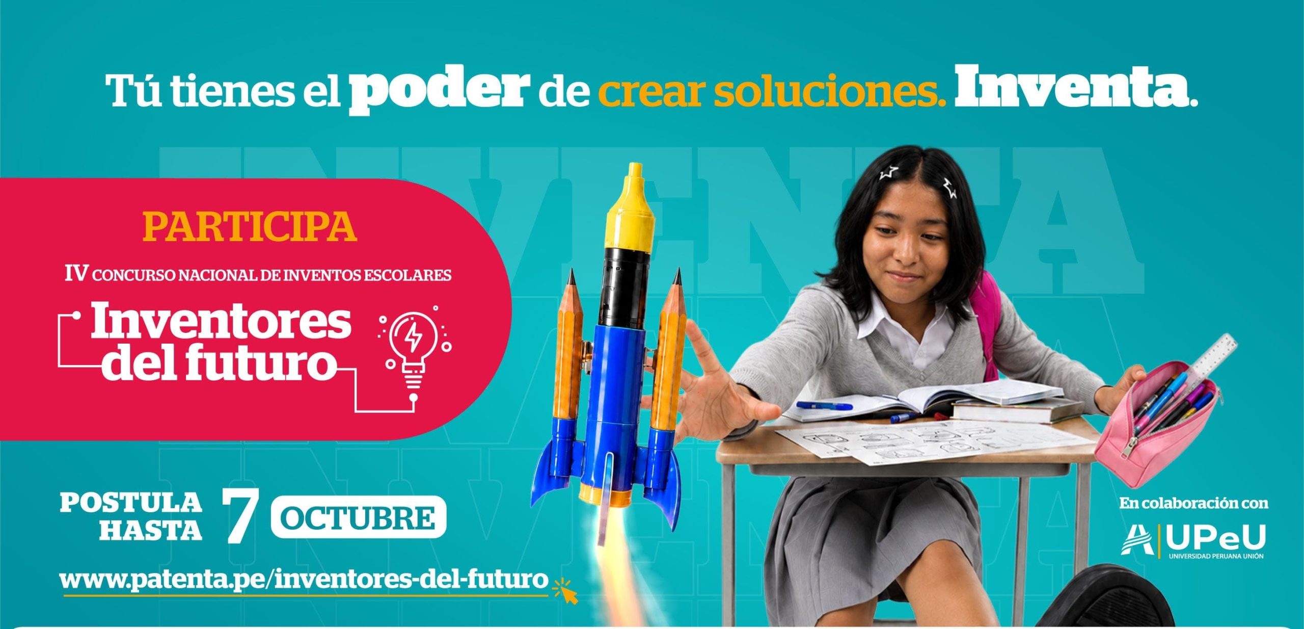 Indecopi invita a escolares de todo el país a participar en el IV Concurso Nacional de Inventos Escolares “Inventores del Futuro”