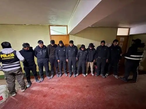 Puno: desarticulan banda criminal y detienen a nueve personas por tenencia ilegal de armas