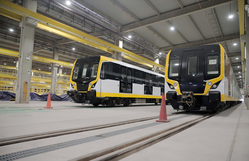 Avanza la construcción de estaciones de la Línea 2 del Metro de Lima.