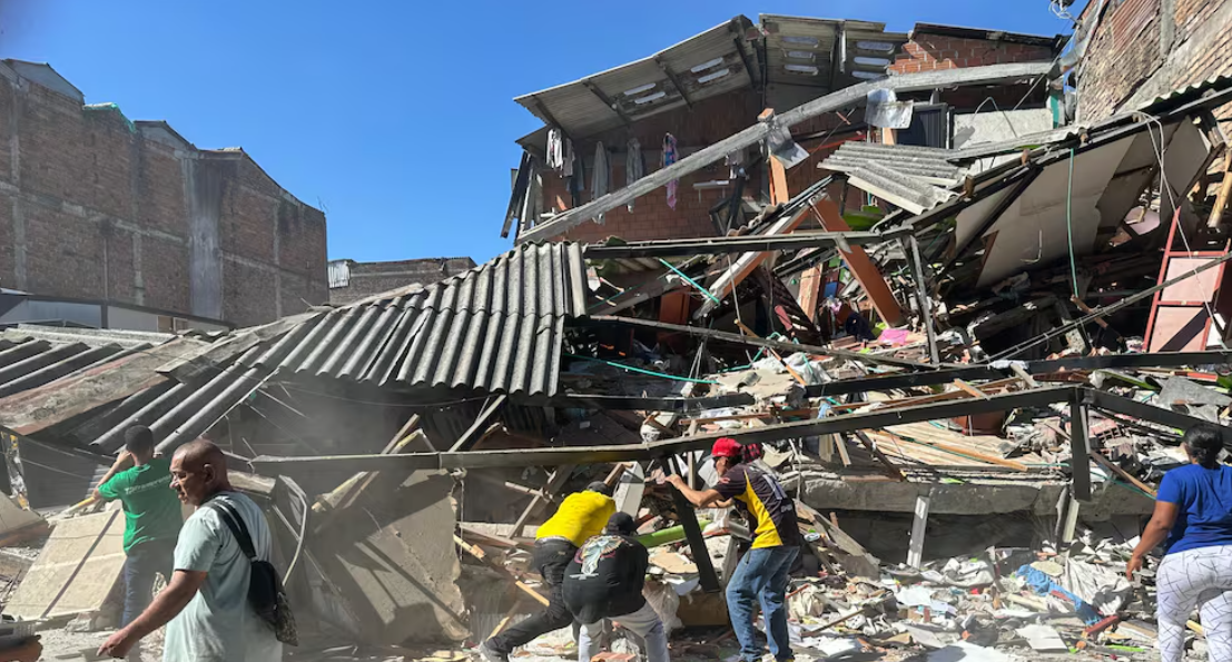 Potente terremoto en Colombia